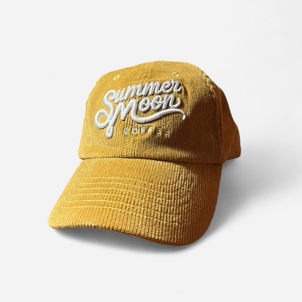 Mustard Yellow Corduroy Cap